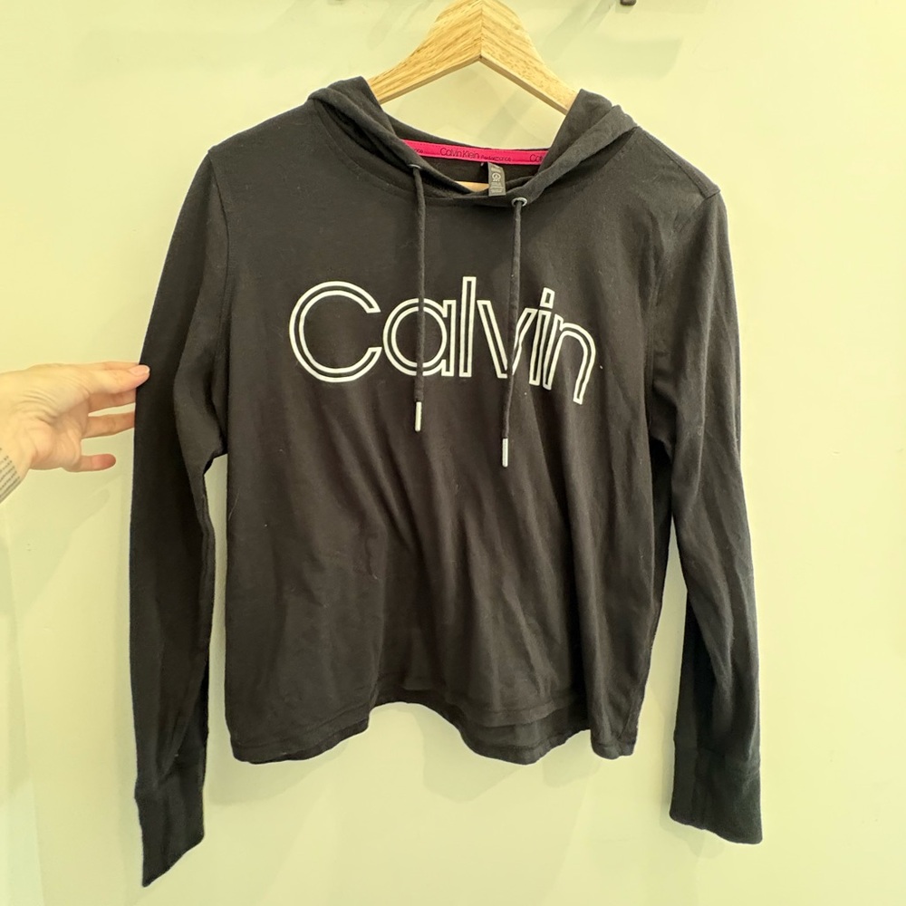 Calvin Klein Black Hoodie Sweatshirt